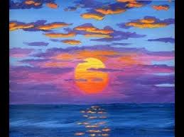 Comment Peindre Le Soleil A L Acrylique Sur La Toile Cours Complet Youtube Peinture Ciel Peinture Acrilique Toiles De Peinture