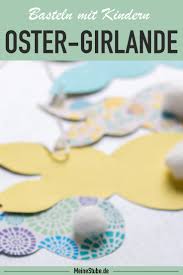 Ostergirlande Basteln Diy Bastelidee Fur Ostern Mit Osterhasen Vorlagen Girlanden Basteln Osterhasen Girlande Basteln Und Vorlage Osterhase
