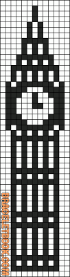 Big Ben London Perler Bead Pattern Point De Croix Stich Broderie Et Point De Croix