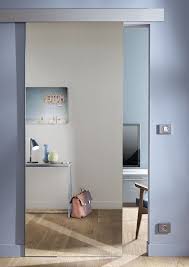 Jeux De Miroirs Portes De Grange Interieur Porte Coulissante Miroir Deco Porte Interieure