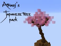 Japanese Tree Pack Minecraft Project Minecraft Projects Minecraft Blueprints Minecraft Designs