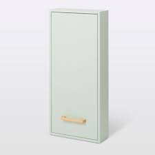 Armoire De Salle De Bains Goodhome Ladoga Vert L 40 X H 90 X P 15 Cm En 2020 Armoire Salle De Bain Salle De Bain Armoire