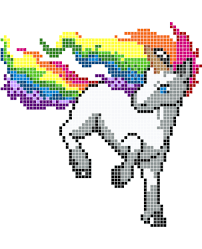 Pixel Art Lilo Pixel Art Facile Pixel Art Licorne Et Pixel Licorne