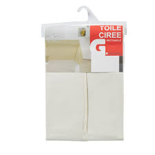 Nappe Toile Ciree Rectangulaire Beige Nappe Linge De Table Linge De Maison Gifi