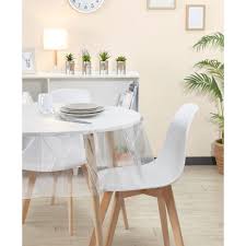 Nappe Ronde En Plastique Transparent Uni Nappe Linge De Table Linge De Maison Gifi