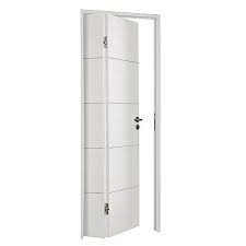 Bloc Porte Pliant Medium Mdf Alaska Blanc Artens H 204 X L 73 Cm Porte Pliante Porte Salle De Bain Porte Pliante Interieur