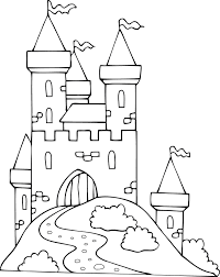 Dessin A Imprimer Un Chateau Fort Dory Fr Coloriages Castle Coloring Page Art Drawings For Kids Drawing For Kids