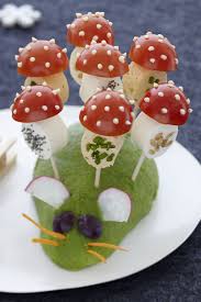 Lustige Kase Spiesse Mit Bresso Frischkasehappchen Rezept Fingerfood Halloween Snacks Lebensmittelkunst