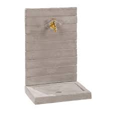 Fontaine Hairie Contemporaine Pm Ton Zinc Hairie Grandon Contemporain Fontaine Murale Laiton Poli