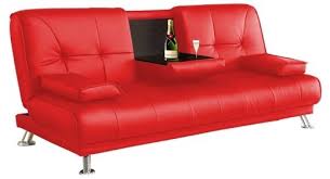 Convertible Simili Cuir Rouge Bar Lestendances Fr Simili Cuir Rouge Bar Lit 2 Places