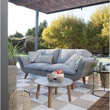 Salon Bas De Jardin Florentin Resine Tressee Gris 2 Personnes Canape D Exterieur Canape Jardin Et Agrement De Jardin