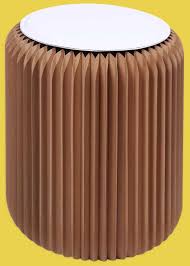 Vous Aimez Le Mobilier Pliable Ce Tabouret Va Vous Surprendre Disponible En 4 Couleurs Mobilier En Carton Mobilier Carton Alveolaire