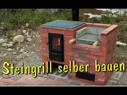Grill Selber Bauen Aus Stein Steingrill Kamin Aus Ziegelsteinen Mauern Holzkohlegrill Machen Yout Grill Selber Bauen Ziegelsteine Steingrill Selber Bauen