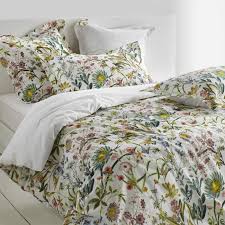 Housse De Couette En Coton Imprime Floral Linge De Lit Bouchara Bed Interior Home