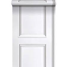 Papier Peint Vinyle Sur Intisse Moulures Blanc Larg 0 53 M Papier Peint Vinyle Papier Peint Moulure