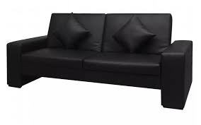 Canape Lit Simili Cuir Noir Blunt Simili Cuir Canape Lit Et Canape