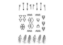 Diy Tattoos Schnell Und Leicht Gemacht Mini Tattoos Fingertattoo Geometrische Symbole