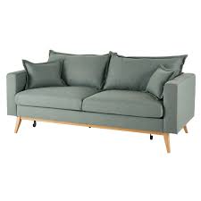Canape Lit Vintage 3 Places Vert D Eau Duke Maisons Du Monde Lit Vintage Canape Lit Canape Vert