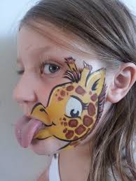 Giraffe Face Painting Kinder Schminken Kinderschminken Schminkideen