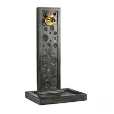 Fontaine Murale Bubble Beton Cire Ardoise H 70cm Fontaine Murale Parement Mural Beton Cire