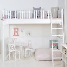 Lit Mezzanine Blanc Idee Deco Chambre Fillette Lit Mezzanine Enfant Lit Mezzanine