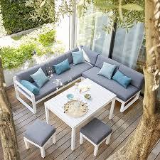 Salon De Jardin En Metal Collection Batang Meuble Jardin Salon De Jardin Metal Amenagement Terrasse