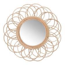 Miroir Rond En Rotin D 50 Cm Maisons Du Monde Miroir En Rotin Idee Deco Miroir Miroir Rond