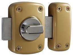 Verrou De Surete A Bouton Cylindre 23x50 Mm Brico Depot