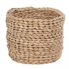 Paniere Ronde Imitation Osier Naturel Panier Et Corbeille Rangement Rangement Et Entretien Gifi Osier Corbeille Panier