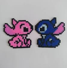 Stitch Y Angel I U Instagram Disegno Hoana Love Color Stitch Liloestitch Stich Liloa Perler Bead Disney Diy Perler Beads Perler Bead Art