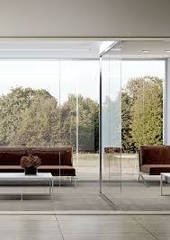 Kristal 5 Partition With Polycarbonate Joints Parete Kristal 5 Con Separatori In Policarbonato Glass Partition Wall Glass Partition Movable Walls