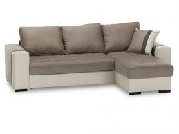 Canape D Angle Convertible Reversible En Tissu Et Simili Perdita Bicolore Beige Taupe Canape Angle Convertible Canape Angle Canape D Angle Tissu
