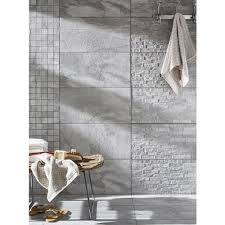 Carrelage Mural Decor Gris 30 X 60 Cm Grande Norde Castorama Carrelage Mural Deco Carrelage Carrelage