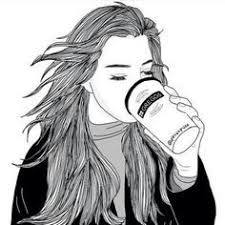 Art Peintres Noir Noir Et Blanc Dessine Dessin Sourcils Yeux Mode Fille Grunge Cheveux Coifure Ongles Art Tumblr Dessin Noir Et Blanc Fille D Art