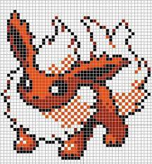Pixel Art Evoli Von Pockemon Pixel Art Minecraft Grille Pixel Art Pixel Art Pokemon