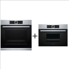 Bosch Hbg672bs2 Four Multifonction Pyrolyse 71 L Inox Bosch Cdg634bs1 Four Vapeur Avec Vitre Colorglass Pack Encastrable Four Multifonction Four Vapeur Et Table De Cuisson Induction