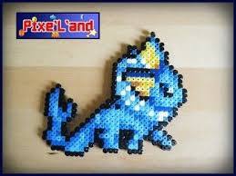Aquali Pokemon Pixel Art Pixel Art Perler Art Perler Bead Patterns