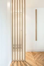 Appartement Paris 9 Renovation D Un 71 M2 Haussmannien Claustra Deco Entree Maison Claustra Bois
