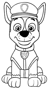 Paw Patrol Chase Coloring Pages Paw Patrol Coloring Paw Patrol Coloring Pages Chase Paw Patrol