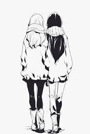 Echarpe Melhores Amigos Anime Amigos Desenho