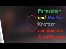 Kratzer Aus Led Tv Und Monitor Entfernen Display Fernseher Bildschirm Ausbessern Reparieren Youtube Fernseher Led Fernseher Reparieren