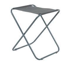 Tabouret De Camping Pliant Gris Meuble De Camping Equipement Camping Jardin Et Plein Air Gifi