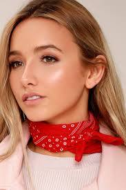 My Gal Red Polka Dot Bandana Bandana Binden Halstuch Tucher