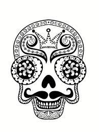 Coloriage Tete De Mort Mexicaine 20 Dessins A Imprimer Coloriage Tete De Mort Coloriage Tete De Mort