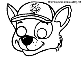 Pat Patrouille Ryder Ruben Rocky Stella Chase Masque Masque A Imprimer Coloriage Masque Coloriage Pat Patrouille