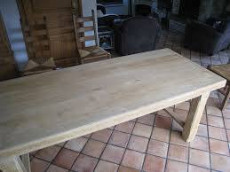 Eclaircir Une Table En Chene Patines Couleurs Table En Chene Meuble Cuisine Meuble Chene