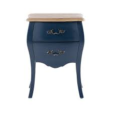 Literie En 2020 Tables De Nuit Peintes Deco Chambre Bleu Tables De Chevet Hautes