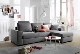 Canape D Angle Convertible Meridienne Reversible June Tissu Sawana Gris Clair Canape Angle Canape Angle Convertible Et But Canape