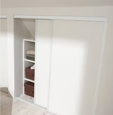 Porte De Placard Coulissante Effet Frene Blanc Spaceo L 67 X H 120 Cm Leroy Merlin Porte Placard Coulissante Placard Coulissant Porte Placard