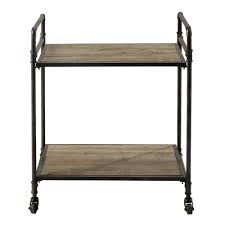 Chariot A Roulettes En Metal Et Bois L 64 Cm Maisons Du Monde Kamer Accessoires Hout Keuken Idee